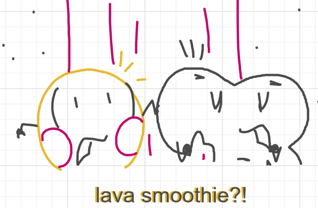 A panel from I've Been Everywhere, Man, episode nine of the Board Boards object show by Furretwalk/WalkingFurret.